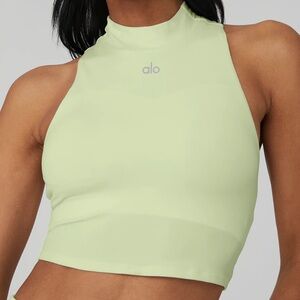 Alosoft Top That Bra Tank Iced Green Tea
